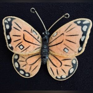 #143 Weiss Enamel Butterfly Brooch